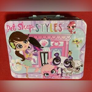 Littlest Pet Shop Lunch Box Tin Carrying Case